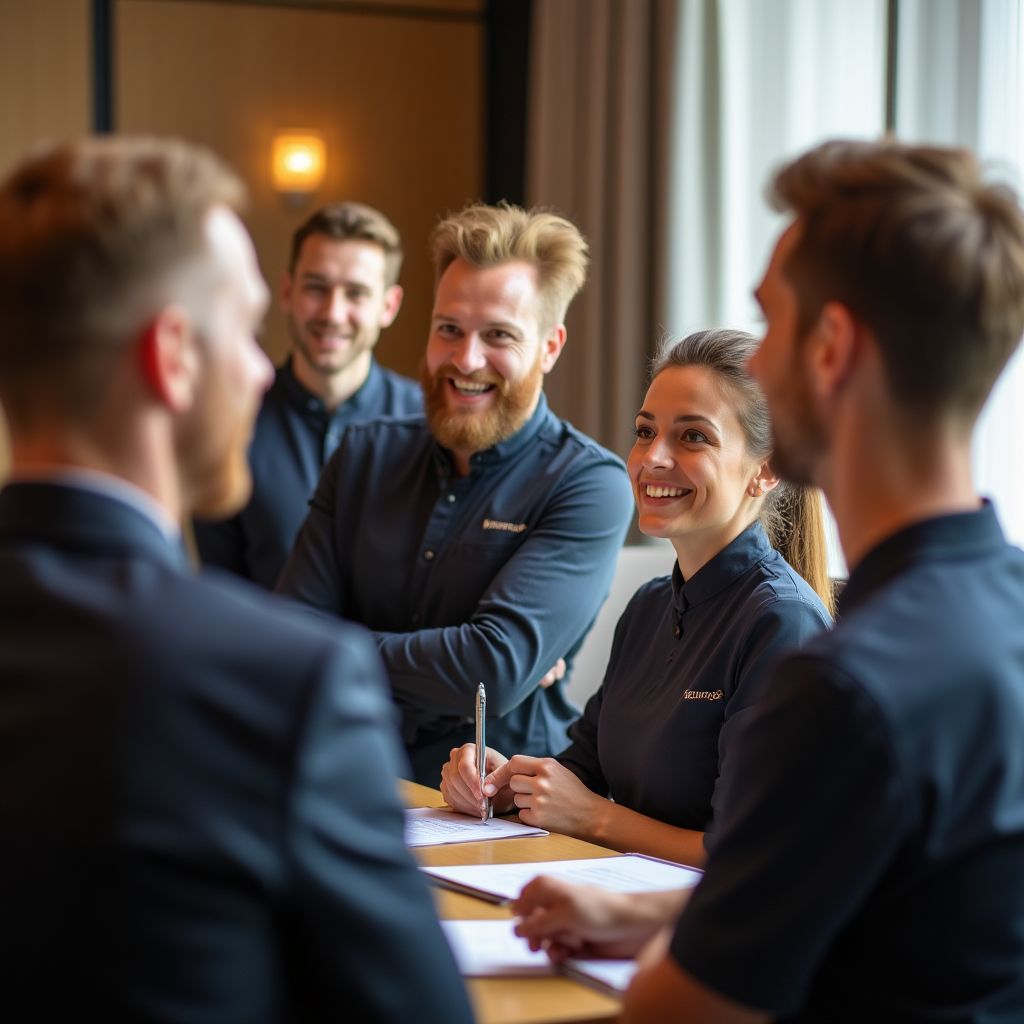Formation équipe service excellence hôtelière