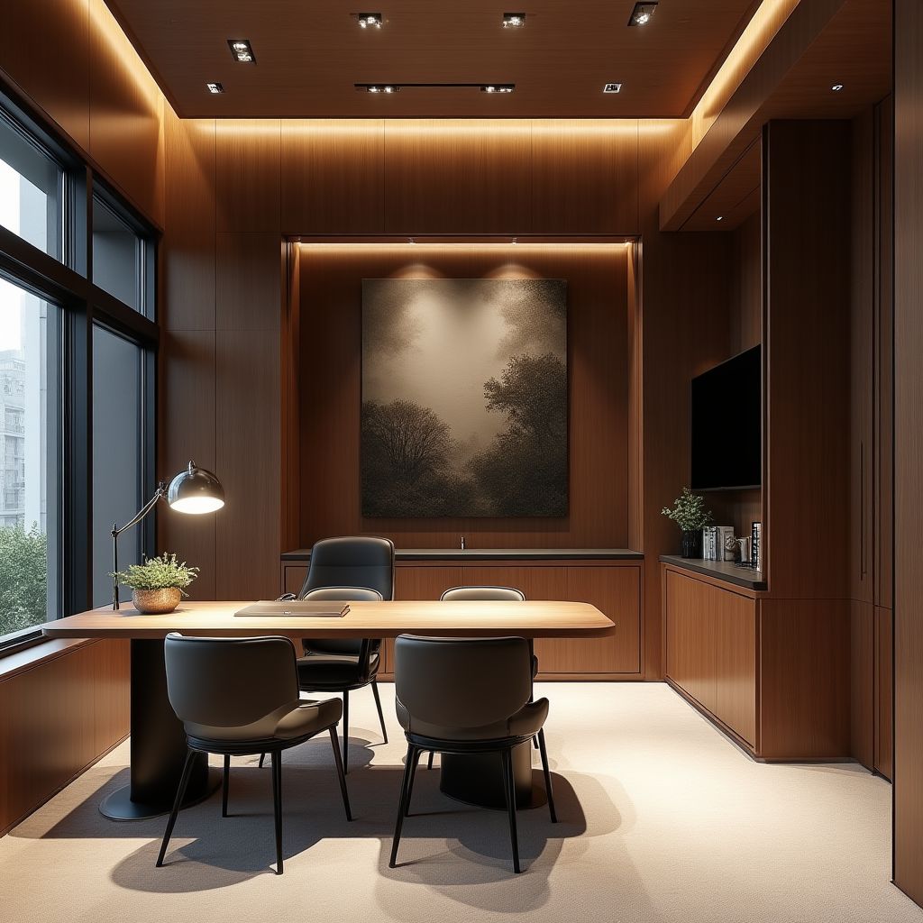 Bureau LuxeHôtels moderne design français