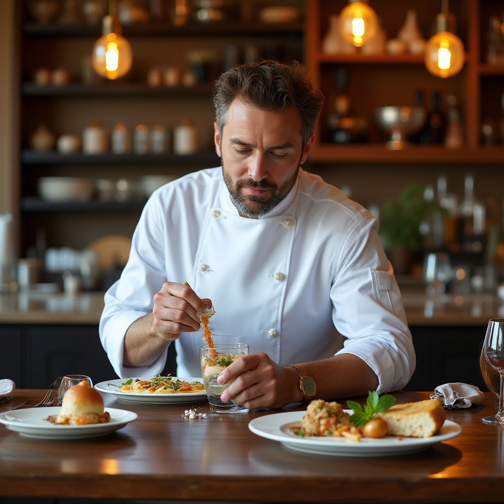 Chef concierge français restaurant gastronomique